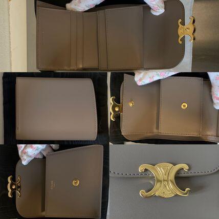 CELINE【入手困難】可愛い ★TRIOMPHE SMALL FLAP WALLET★ 全色